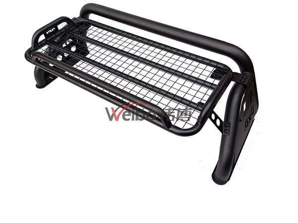 F2 Style Light Texture Black Iron Steel Rollbar Sport Bar for Pickup