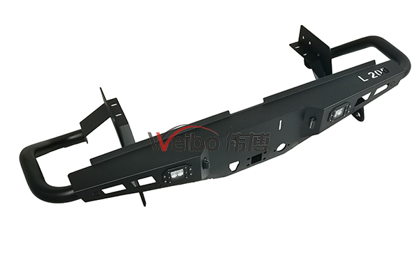 Customize 4x4 Black Iron Steel Rear Bullbar Bumper for Car