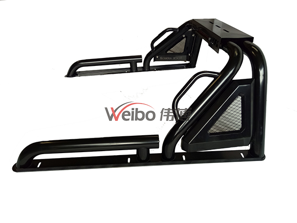 Black Steel Roll Bar for Toyota Hilux Vigo